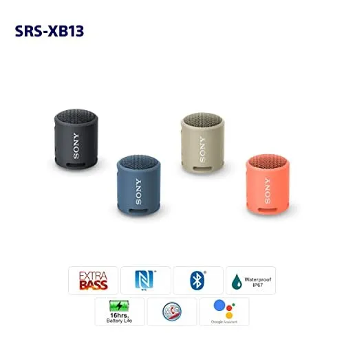 Sony SRS-XB13 EXTRA BASS Wireless Bluetooth Portable