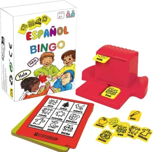 Spanish Vocabulary Bingo for Kids | Educational Learning with Sight Words | Boosts Language and Matching Skills | Ideal for Classroom and Home Use | Spanish Board Game