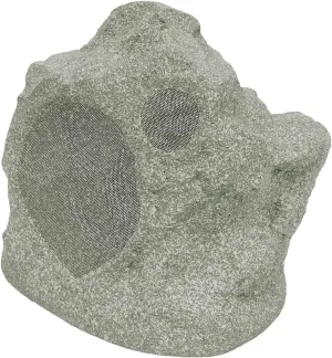 SpeakerCraft SC-RS6-SPECKLEDGRANITE SC-RS6 Outdoor 150-Watt-Continuous-Power Rock Speaker (Speckled Granite)