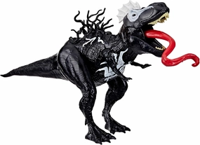 SPIDER-MAN Marvel Epic World of Action VenomVersus Venomsaurus Rex 16-Inch (40cm) Action Figure with Dino Chomp Action, Super Hero Toys for Kids Ages 4 