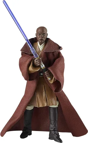 STAR WARS The Vintage Collection Mace Windu Toy VC35, 3.75-Inch-Scale Attack of The Clones Action Figure, Toy Kids Ages 4 and Up