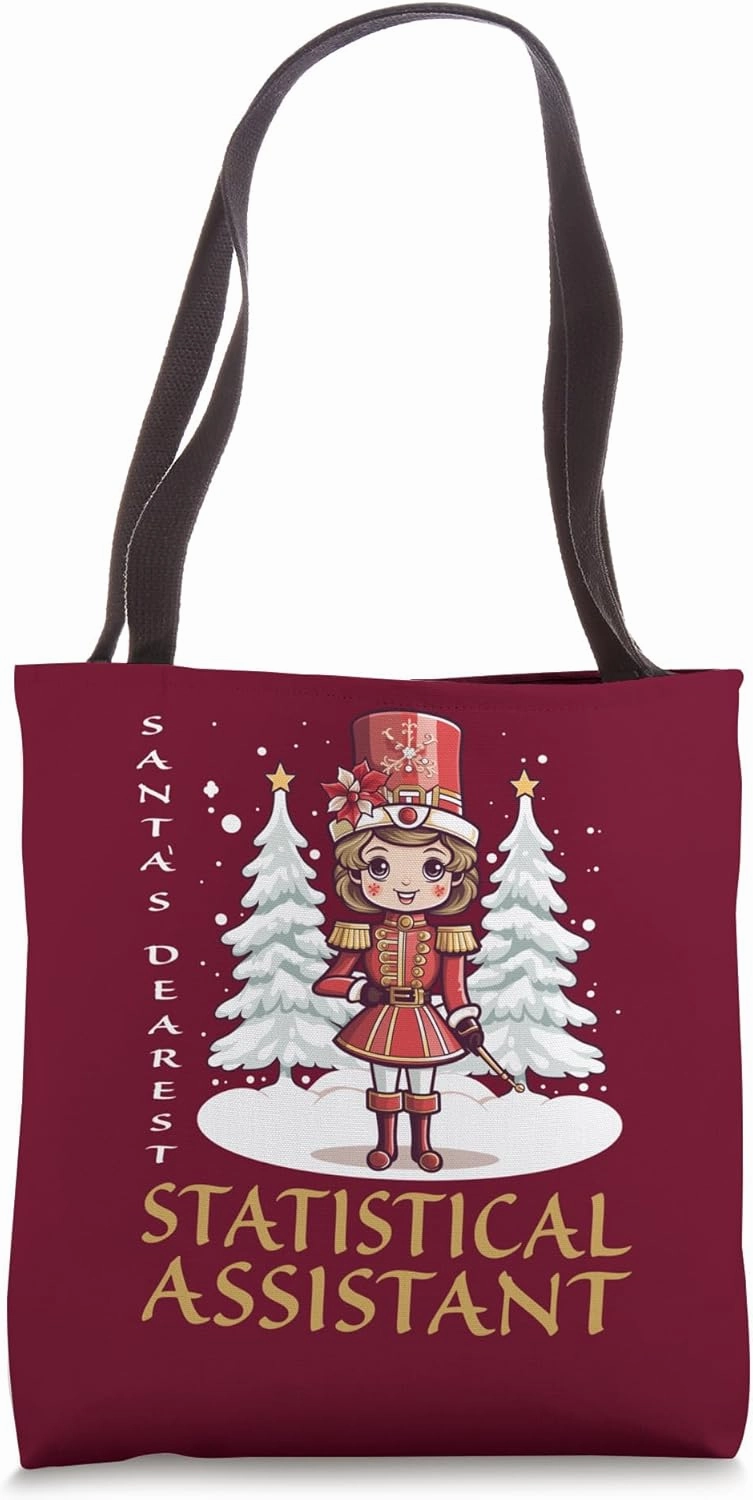 Statistical Assistant Christmas Classic Female Nutcracker Tote Bag