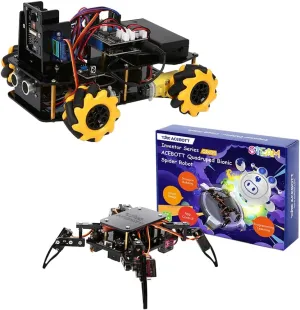 STEM Robotics Science Kits for Adults, Smart Robot Camera Car Kit & Remote Control Car, ESP8266 Spider Robot Building Kit, App Remote Control, Educational Toy for 12  Kids, Adults Gifts