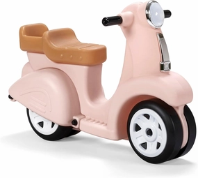 Step2 Ride Along Scooter Kids Push Car, Foot Powered Ride On Toy, Practice Balance with 4 Wheels, Made of Durable Plastic, Max Weight 40 lbs., For Toddlers 1.5-4 Years Old, Rose Pink
