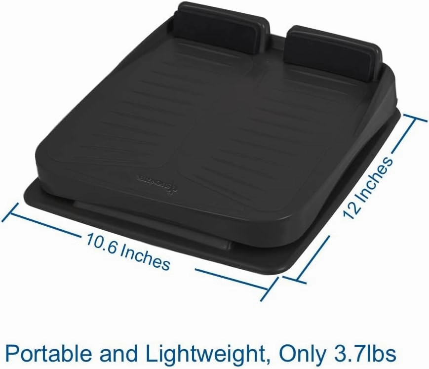 StrongTek Plastic Calf Stretch Board, Slant Board for Calf Stretching, 5-Level Adjustable Incline Board, Enhanced Ankle Flexibility, Targeted Physical Therapy, Durable with Non-Slip Surface