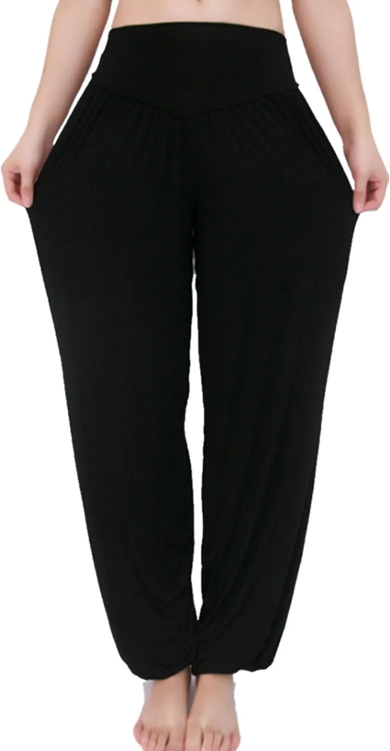 Super Soft Woman Modal Harem Pants Elastic Yoga Pants Dance Pants Sport Pants