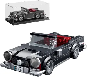 Super Sports Car Building Block Set with Display Case,Speed Race Car Building Kits Construction Toy,Collectible Car Model,Christmas Birthday Gift for Adults and Kids 6 and up(338pcs)