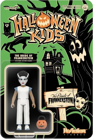 Super7 Halloween Kids Universal Monsters Bride of Frankenstein Girl - 3.75" Universal Monsters Movies Action Figure Classic Movie Collectibles