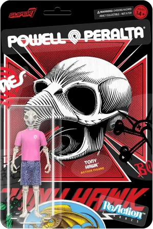 Super7 Powell-Peralta Tony Hawk (Mt. Trashmore '85) - 3.75" Powell-Peralta Action Figure Classic Skateboard Collectibles and Retro Toys