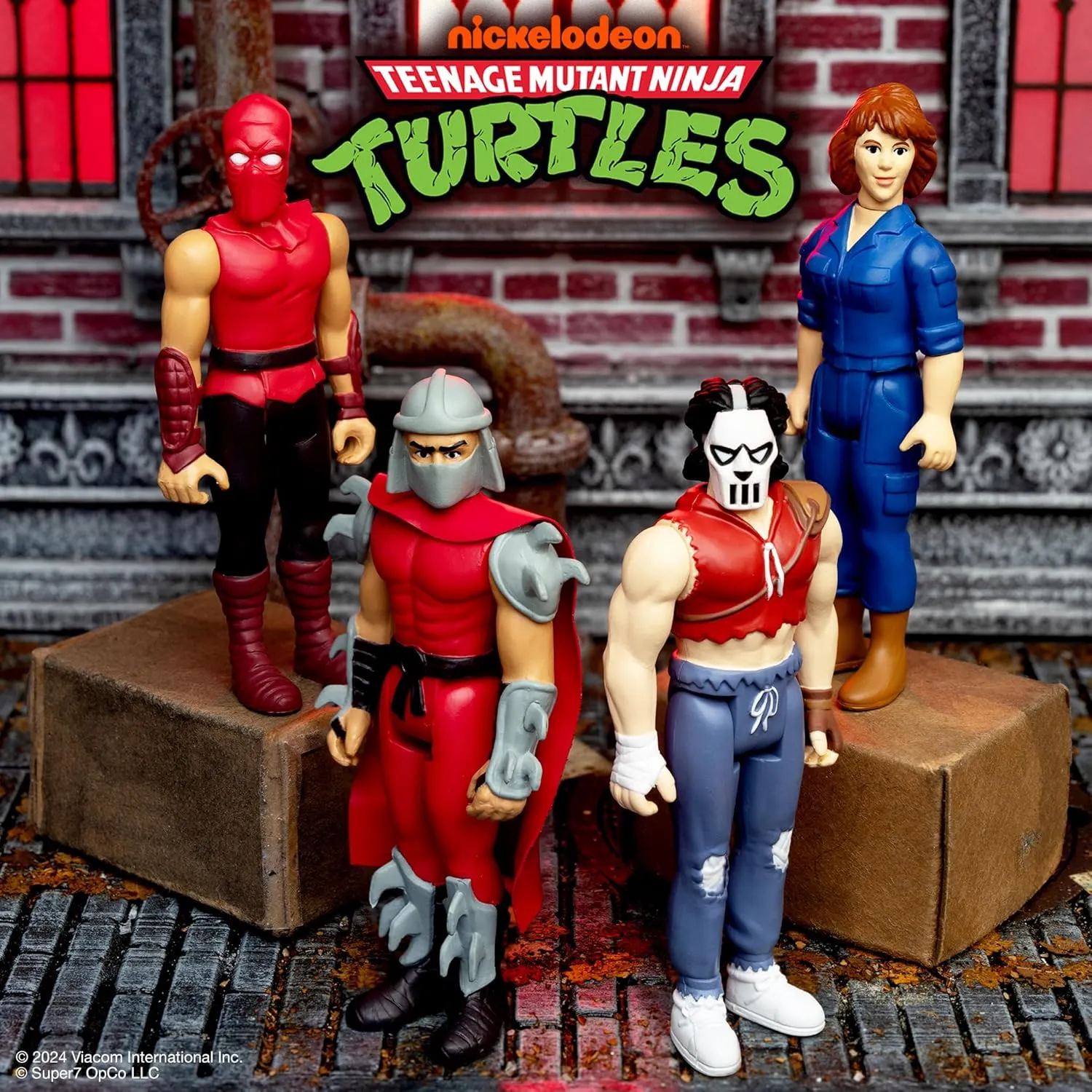 Super7 Teenage Mutant Ninja Turtles Foot Soldier (Comic Color) - 3.75" TMNT Action Figure with Accessory Classic Cartoon Collectibles