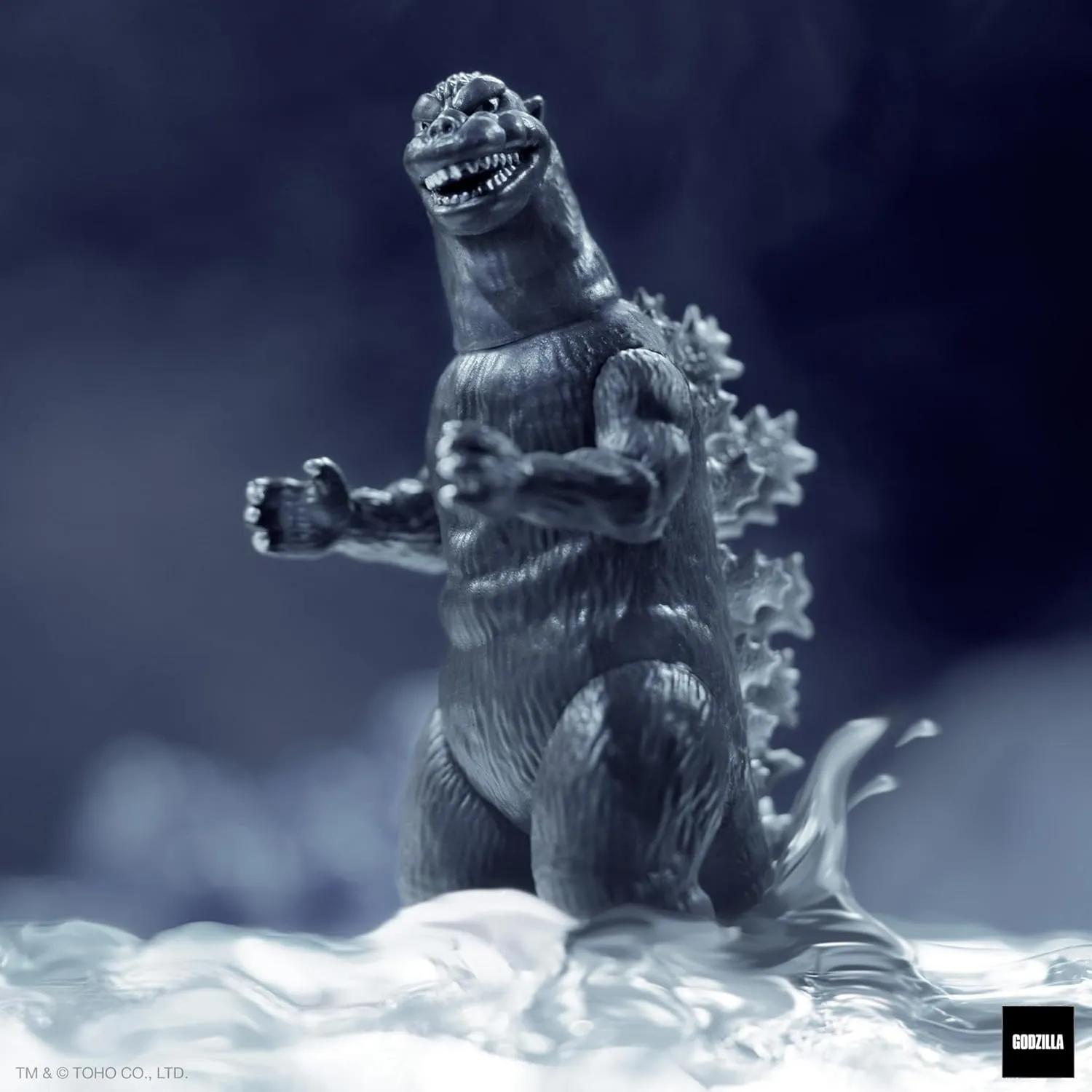 Super7 Toho Godzilla '54 (Silver Screen with Oxygen Destroyer) - 3.75" Toho Godzilla Action Figure with Accessory Classic Movie Collectibles and Retro Toys