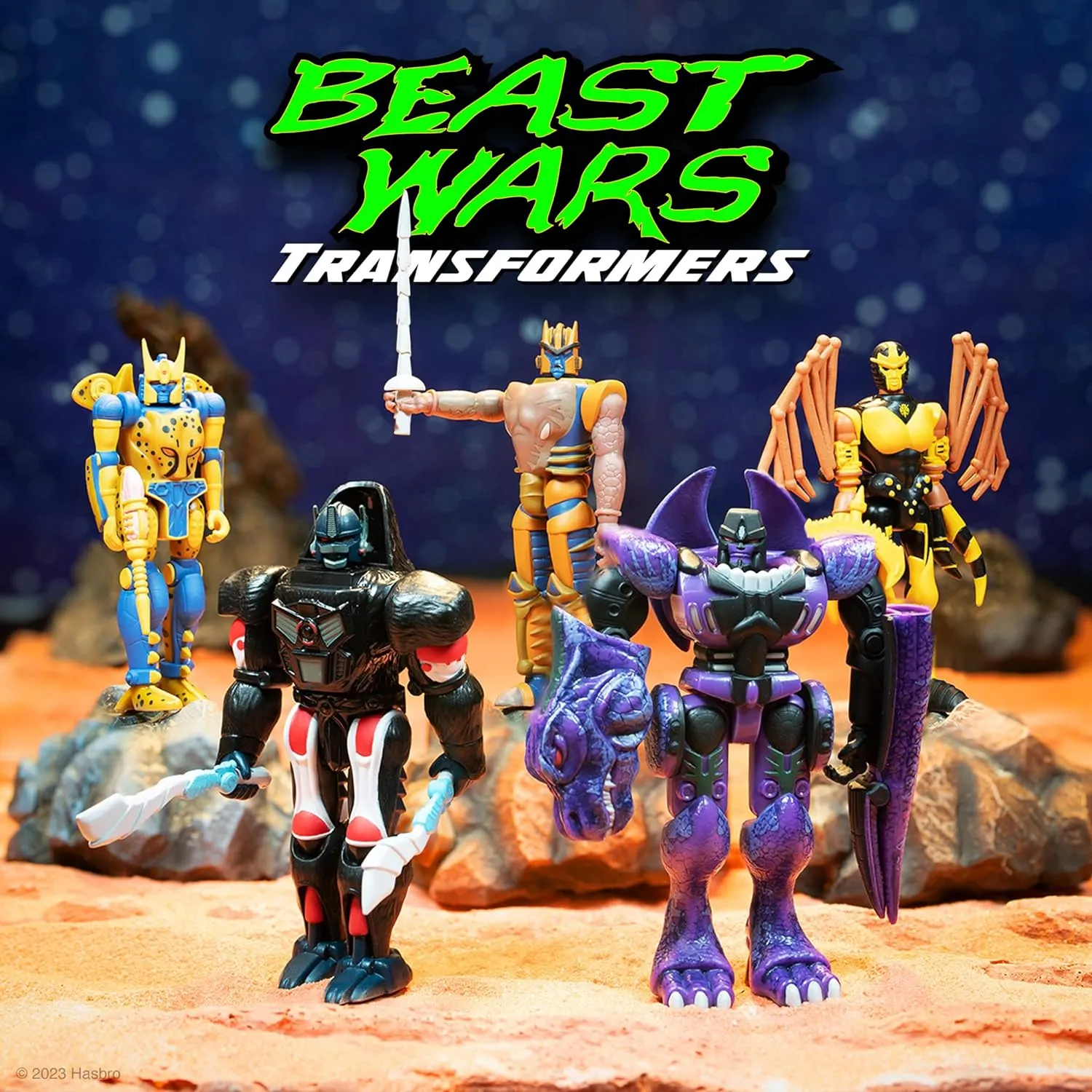 Super7 Transformers Beast Wars Megatron - 4" Transformers Action Figure Classic Cartoon Collectibles and Retro Toys