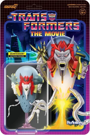 Super7 Transformers Quintesson - 4" Transformers Action Figure with Base Classic Cartoon Collectibles and Retro Toys