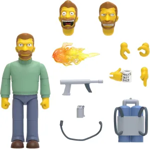 Super7 Ultimates The Simpsons Hank Scorpio - 7" The Simpsons Action Figure with Accessories Classic TV Show Collectibles and Retro Toys