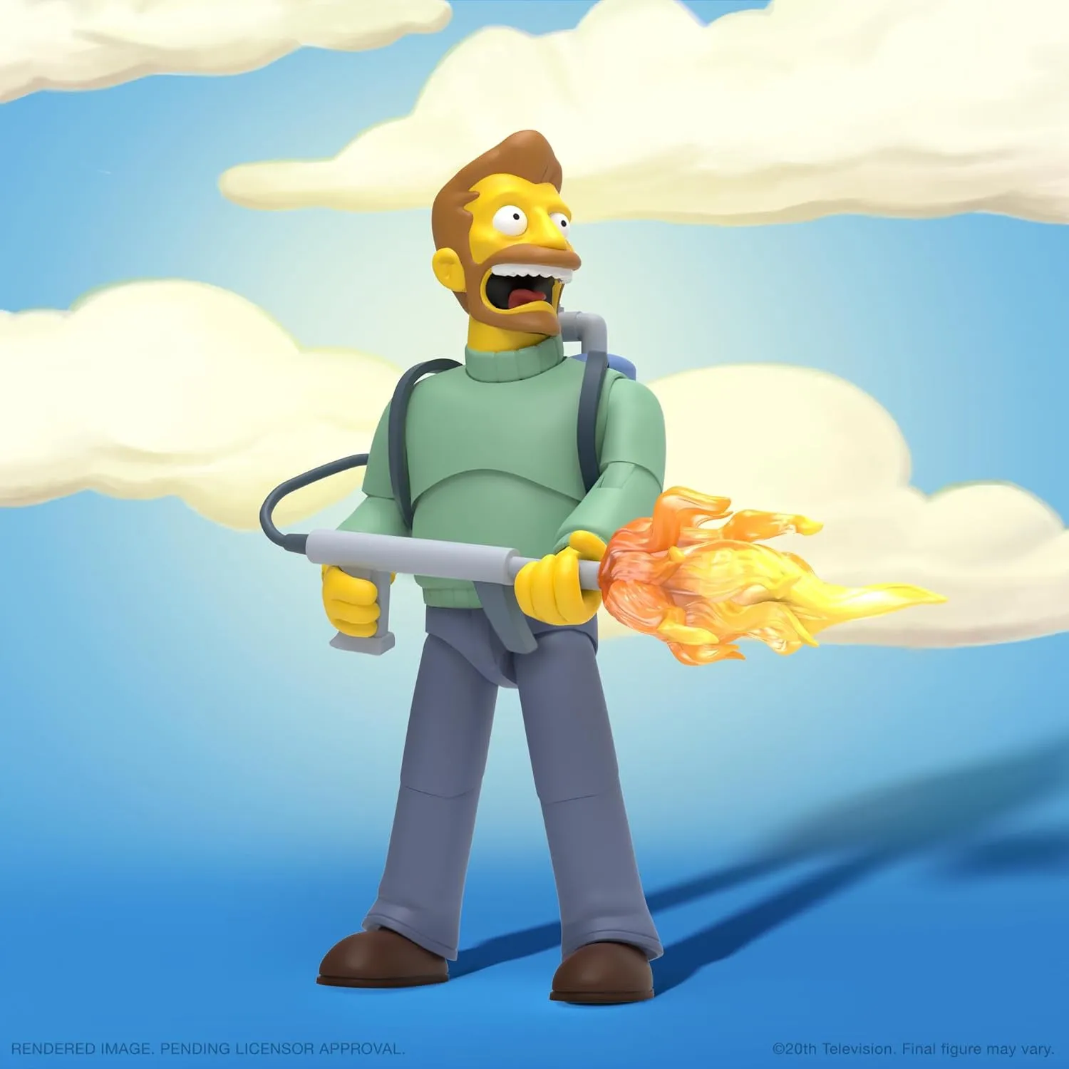 Super7 Ultimates The Simpsons Hank Scorpio - 7" The Simpsons Action Figure with Accessories Classic TV Show Collectibles and Retro Toys