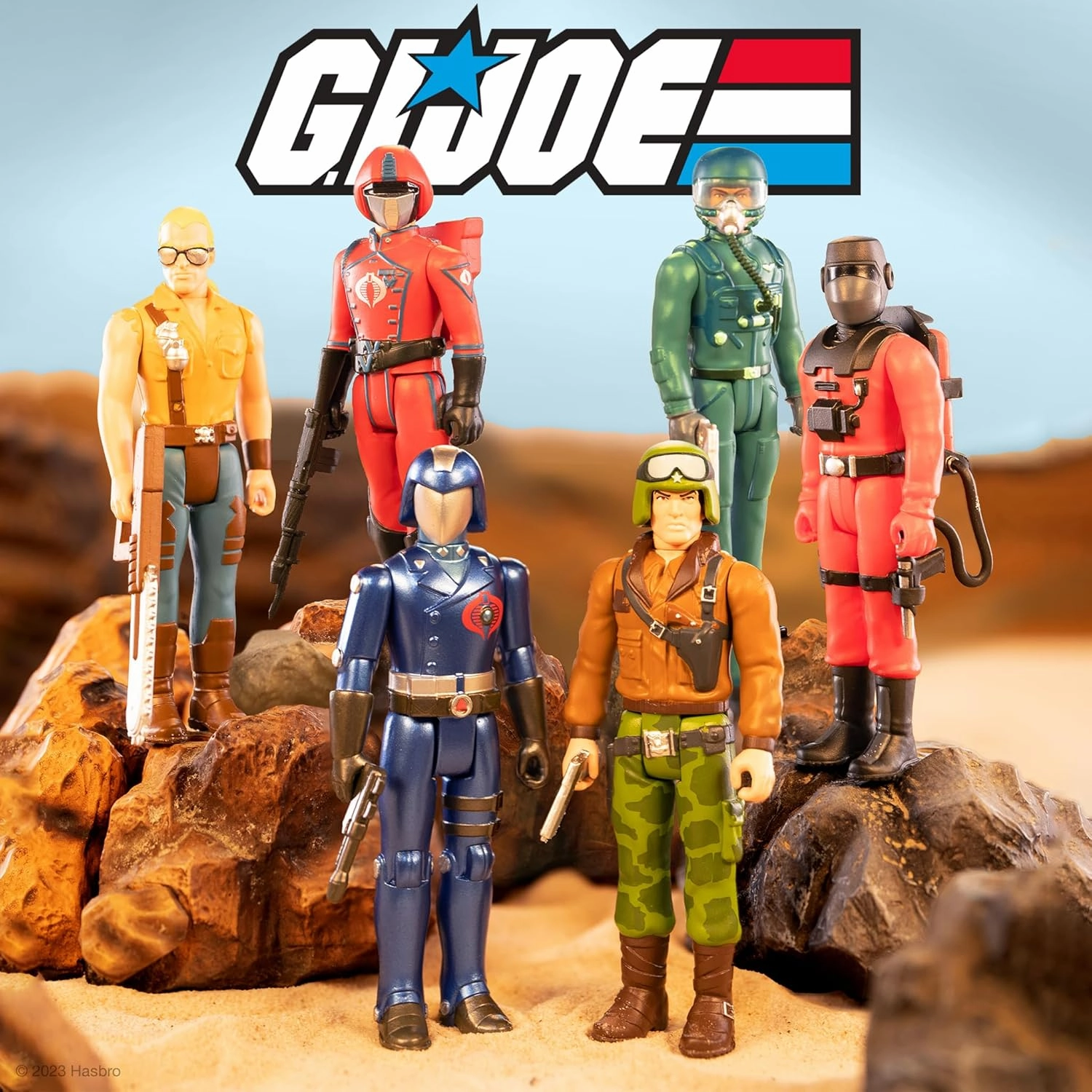 Super7 G.I. Joe Cobra Commander (Funhouse Robot) - 3.75 in Reaction Figure