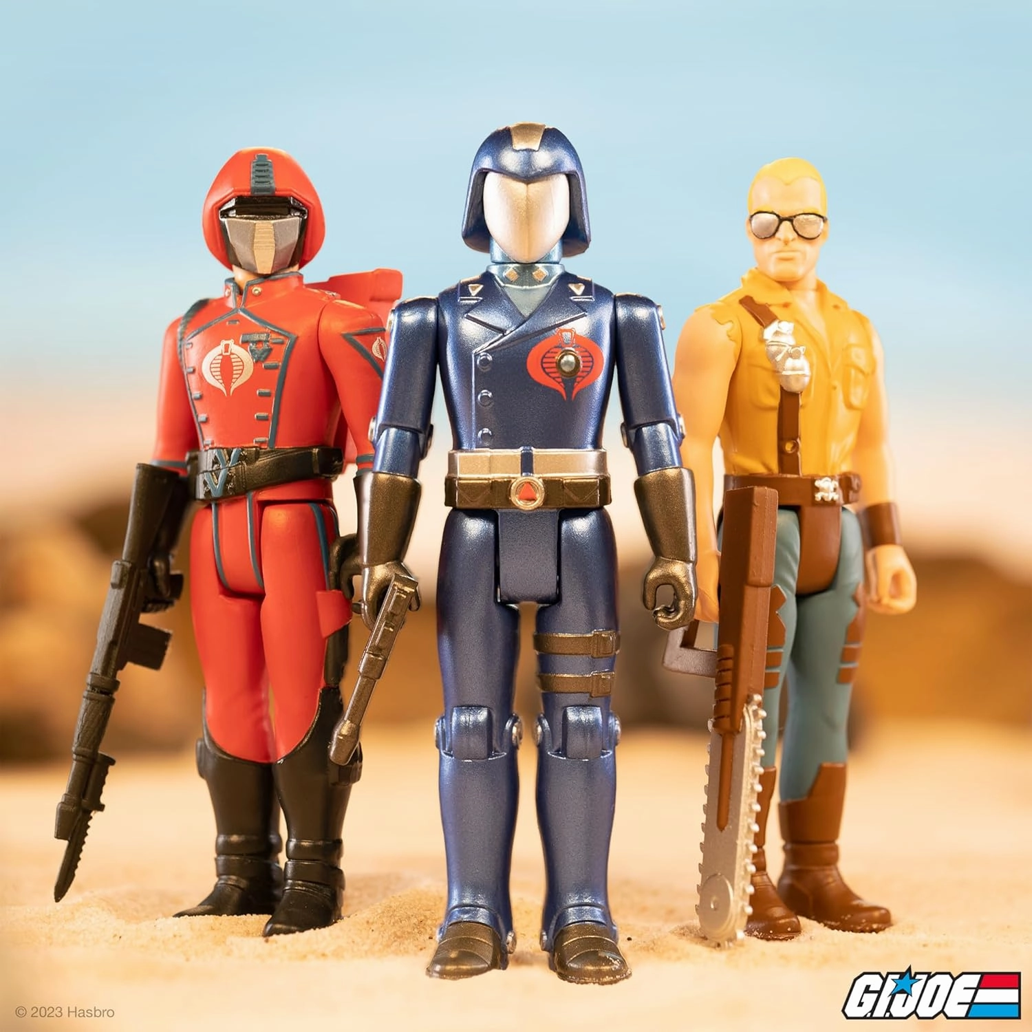 Super7 G.I. Joe Cobra Commander (Funhouse Robot) - 3.75 in Reaction Figure