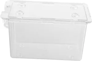 SUPVOX Portable Plastic Card Organizer Card Storage Box Lid Compact and Lightweight