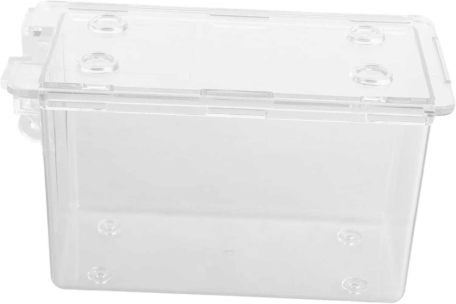 SUPVOX Portable Plastic Card Organizer Card Storage Box Lid Compact and Lightweight