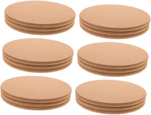 Sustainable Cork Coasters Set 20 Pieces Round Trivets for Hot Plates Pots and Mugs Heat Kitchen Coasters Minimalist Design