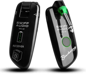 SWIFF High-Grade Electronic Guitar Wireless System Rechargeable Guitar Transmitter Receiver Support Multi Channels and Long Battery Life for Electric Musical Instruments