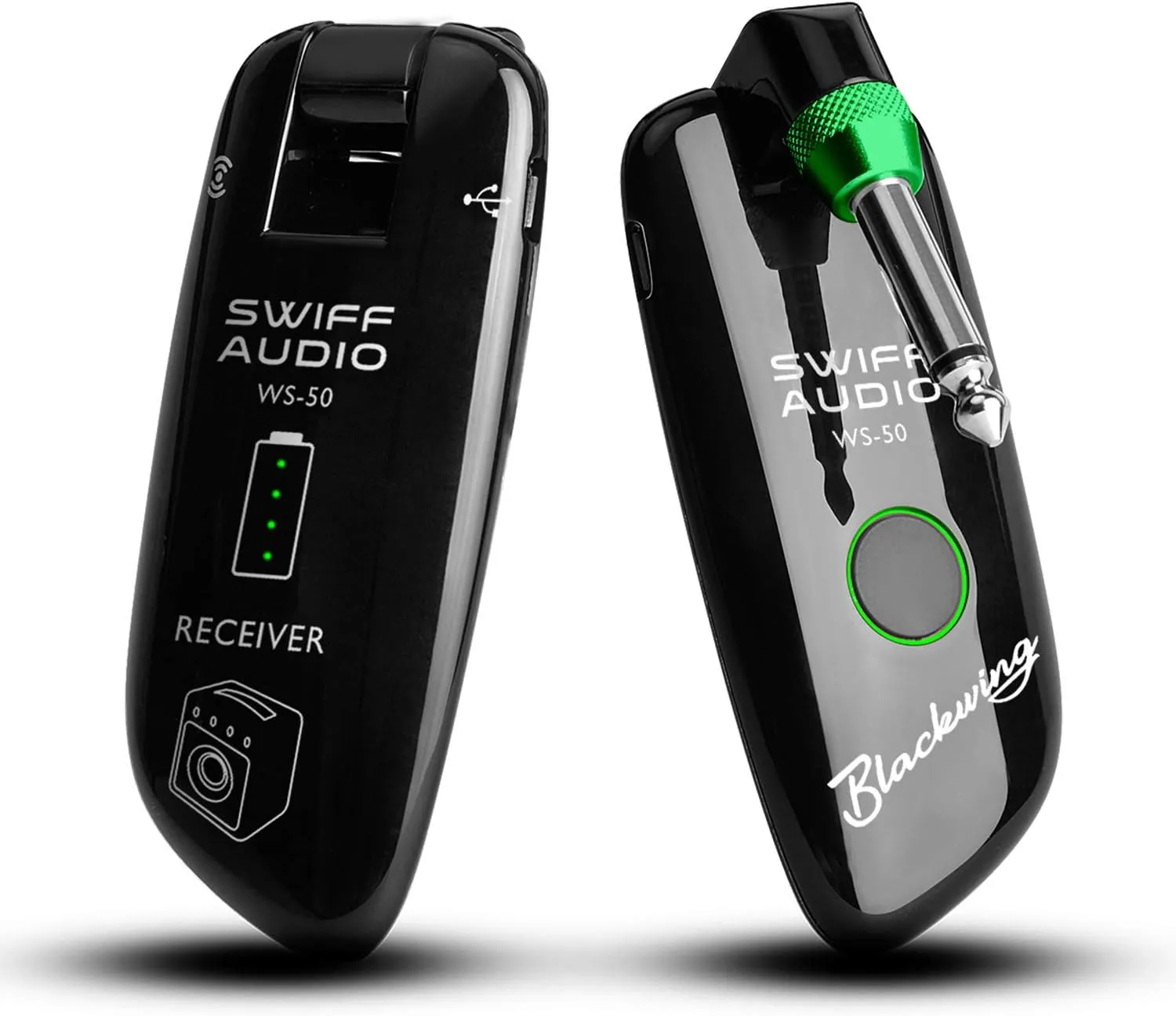SWIFF High-Grade Electronic Guitar Wireless System Rechargeable Guitar Transmitter Receiver Support Multi Channels and Long Battery Life for Electric Musical Instruments