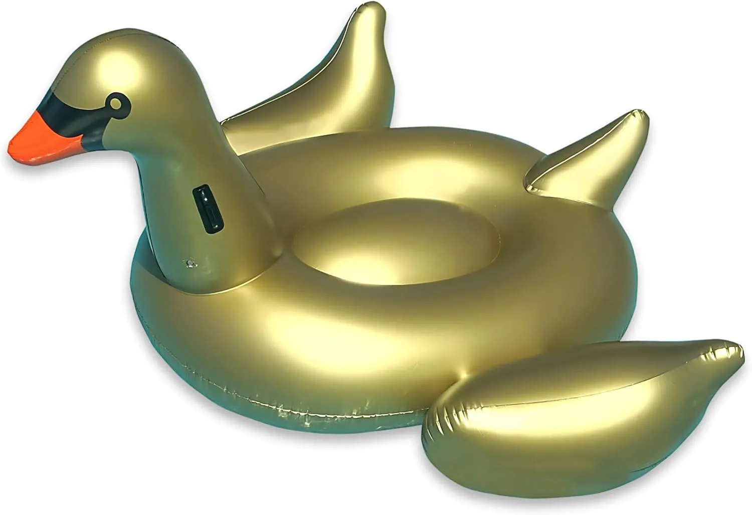SWIMLINE ORIGINAL 90701 Inflatable Golden Goose Pool Float | Luxury Ride-On Raft with Stable Wings & Legs |Lounge Floatie Great for Poolside Lounging & Summer Fun