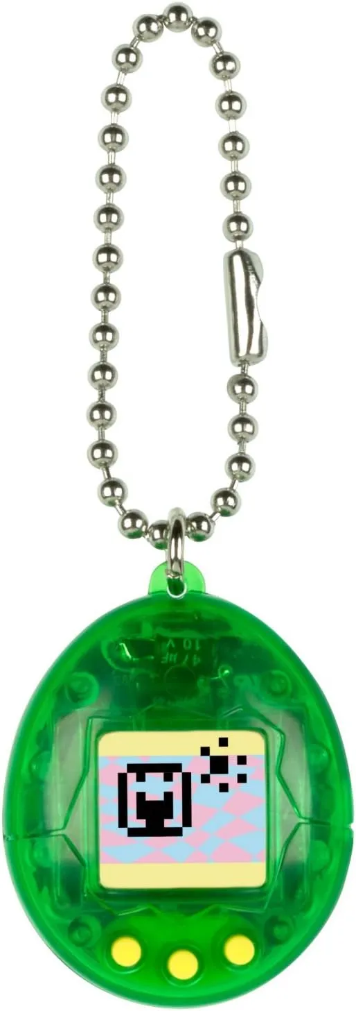 Tamagotchi mini, Translucent Green with Yellow