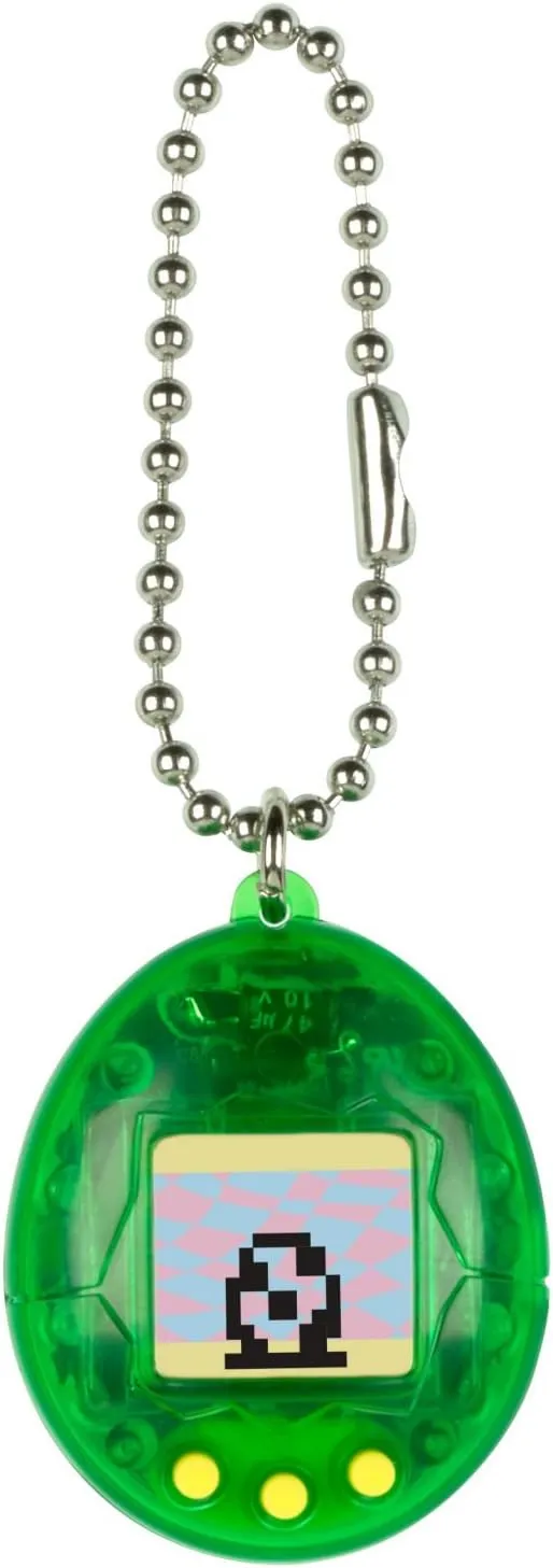 Tamagotchi mini, Translucent Green with Yellow