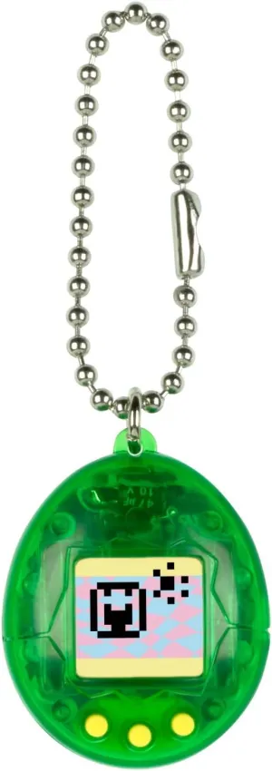 Tamagotchi mini, Translucent Green with Yellow