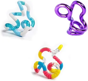 Tangle Jr. Brain Tools Combo Pack of 3 ~ Classic, Textured, Metallics