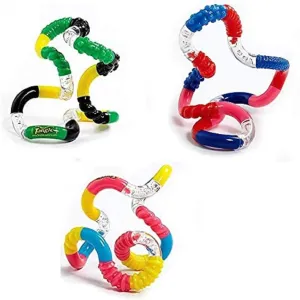 Tangle Jr Textured Sensory Fidget Toy Set of 3 (Color May Very)