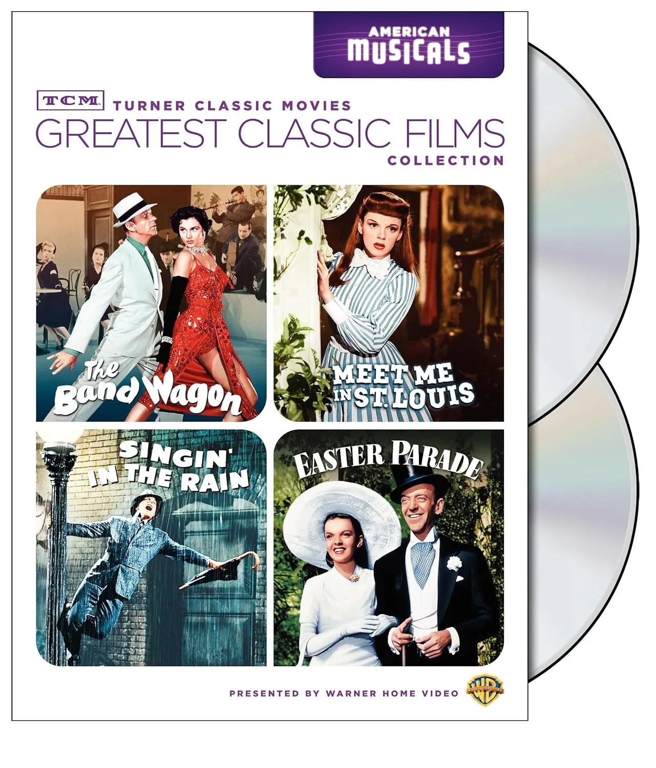 TCM Greatest Classic Films Collection: American Musicals (The Band Wagon / Meet Me in St. Louis / Singin' in the Rain / Easter Parade) [DVD]