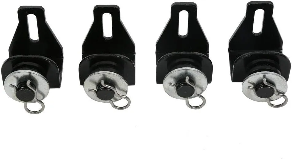 TCT-MOTORPARTS Heavy duty Saddle bag Conversion Brackets Set Fit for Harley Softail models 1984-2017 Fatboy FLSTF EFI FLSTFI Bad Boy FXSTSB Night Train FXSTB Chrome