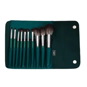 Ten Piece Makeup Brush Set Practical Full Set Of Portable Makeup Brush Eye Shadow Powder Rouge Silkworm
