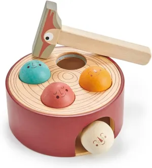 Tender Leaf Toys - Woodpecker Game - Hammering Toy Set for Baby, Educational Toddler Toys Which Develops Fine Motor Skills, Super Fun Hammer Game for Kids - 18M 