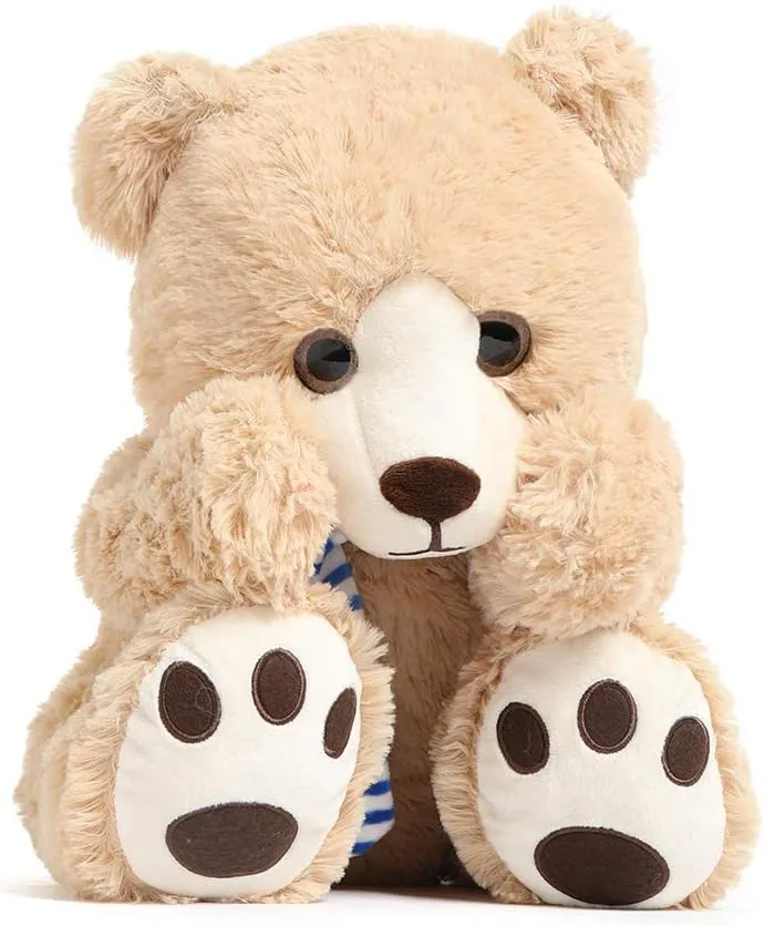 Tezituor 24 Inch Teddy Bear Stuffed Animal, Big Teddy Bear Plush Toys with Scarf, Cute Brown Teddy Bear for Girlfriend Kids
