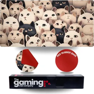 The Gaming Mat Company Single Player MTG Playmat & Mouse Pad – 28" x 14" Cats Gaming Mouse Pad Compatible with Magic: The Gathering playmats, MTG Cards, TCG Gaming mat