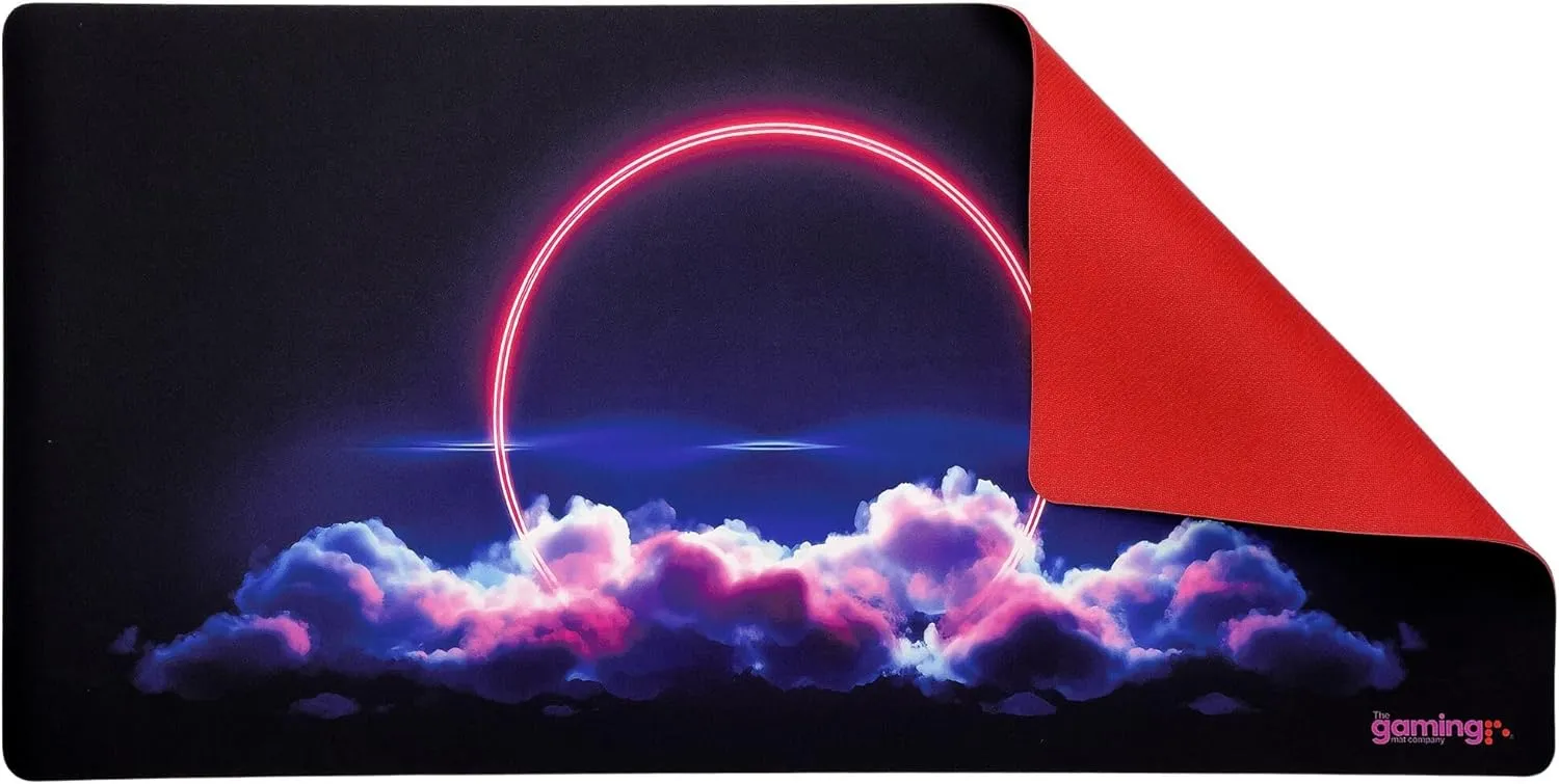 The Gaming Mat Company Single Player MTG Playmat & Mouse Pad – 28" x 14" Cloud Circle Gaming Mouse Pad Compatible with Magic: The Gathering playmats, MTG Cards, TCG Gaming mat