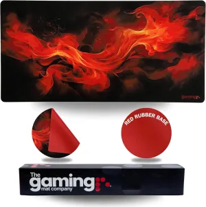 The Gaming Mat Company Single Player MTG Playmat & Mouse Pad – 28" x 14" Flames Gaming Mouse Pad Compatible with Magic: The Gathering playmats, MTG Cards, TCG Gaming mat