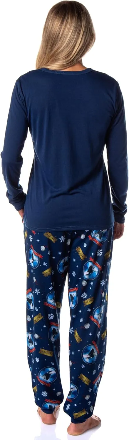 The Polar Express Womens' Train Movie Film Sleep Jogger Pajama Set