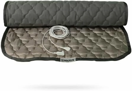 The Earthing Sleeping Mat for Nikken KenkoGround Sleep Grounding Mat for Bed - Portable Earth Balance for Back, Shoulder & Feet Grounding Pad - Grounded Earthing Products - Health and Wellness Gifts
