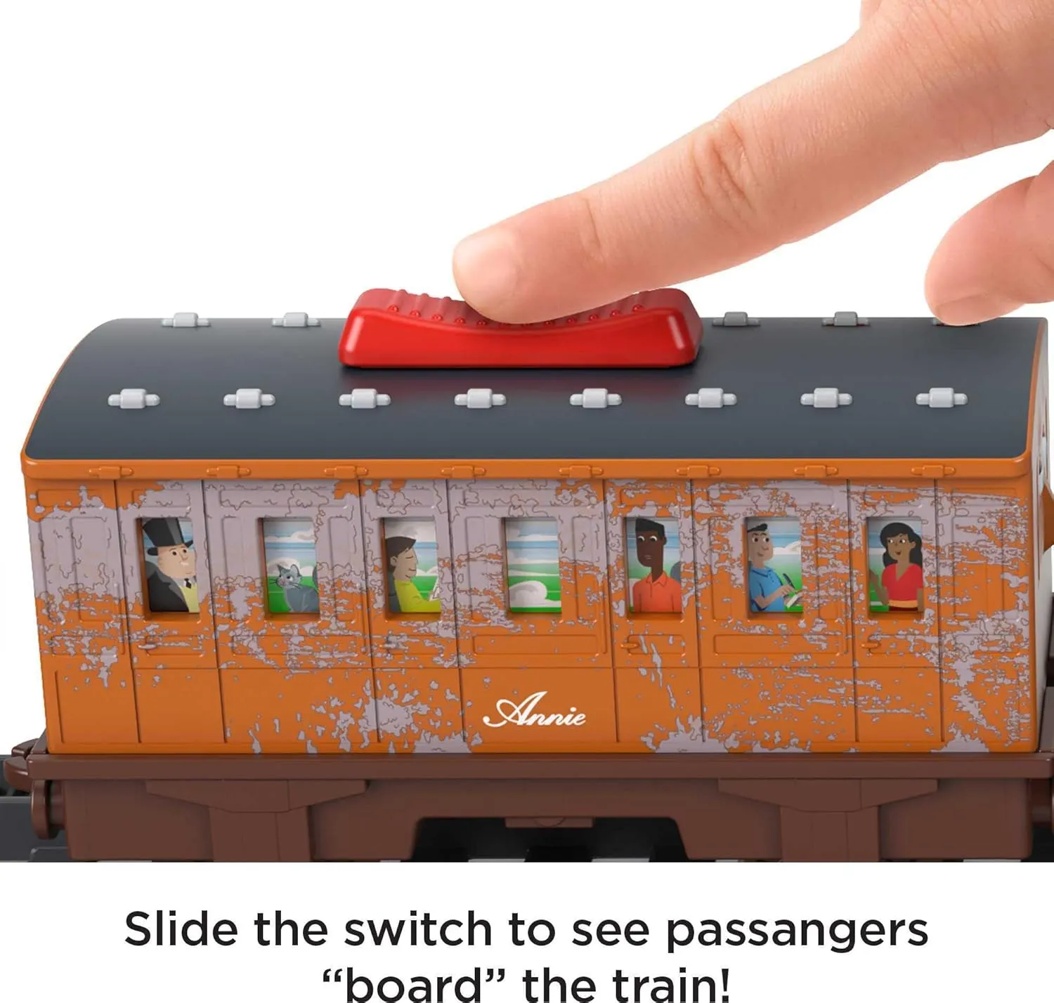 Thomas & Friends Motorized Toy Train Talking Thomas Engine with Sounds Phrases & Passenger Cars for Preschool Pretend Play Kids Ages 3  Years