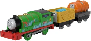 Thomas & Friends Percy and Troublesome Truck, battery-powered motorized toy train for preschool kids ages 3 years and up [Amazon Exclusive]