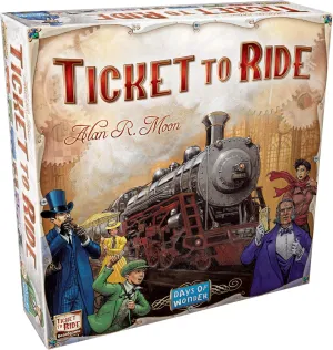 Ticket to Ride Board Game - A Cross-Country Train Adventure for Friends and Family! Strategy Game for Kids & Adults, Ages 8 , 2-5 Players, 30-60 Minute Playtime, Made by Days of Wonder