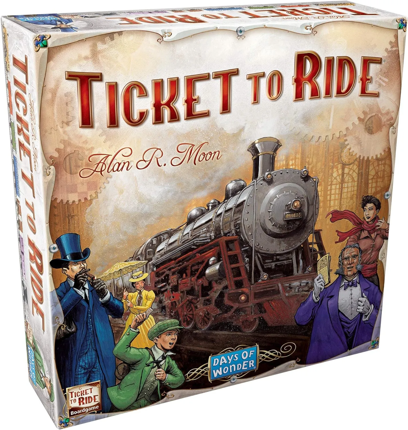 Ticket to Ride Board Game - A Cross-Country Train Adventure for Friends and Family! Strategy Game for Kids & Adults, Ages 8 , 2-5 Players, 30-60 Minute Playtime, Made by Days of Wonder