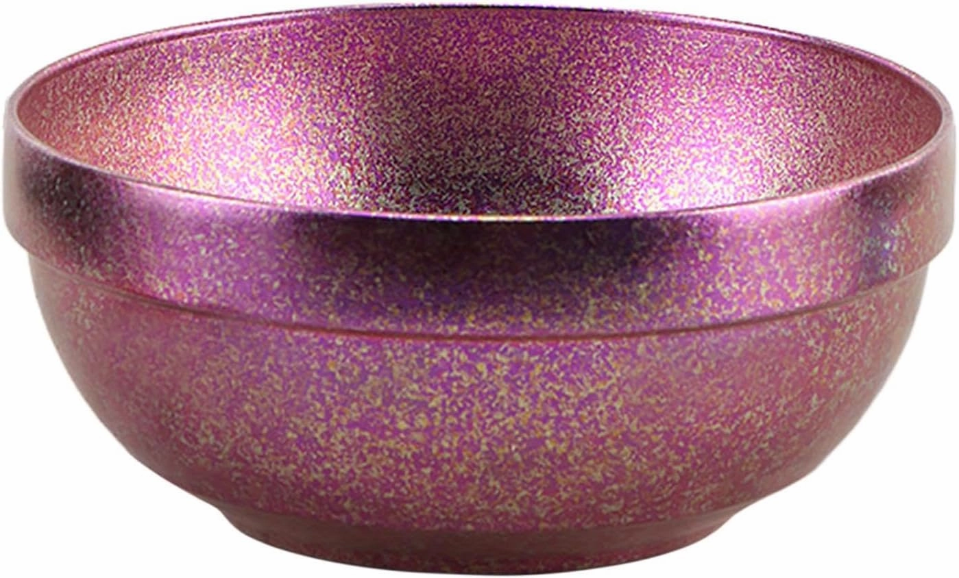 Titanium Bowl Snacks Bowl for Kids,Tableware,500ml,Sturdy,Portable,Double Walled Metal Bowl Rice Bowl for Hiking Backpacking