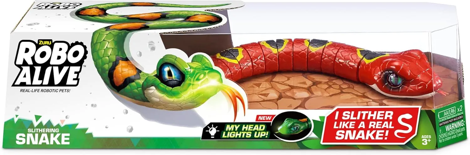 Tobar ROBO ALIVE SLITHERING SNAKE Robotic Toy