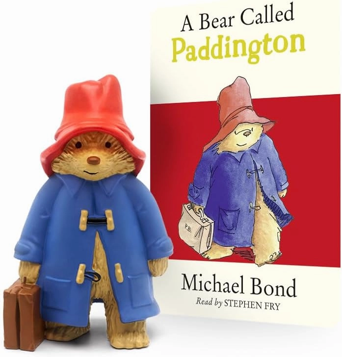 Tonies Paddington Bear Audio Toy Figurine from A Bear Called Paddington and Other Stories by Michael Bond, narrated by Celebrity Voices