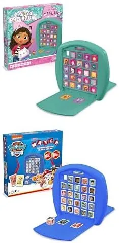 Top Trumps Match Game Bundle - Gabby's Dollhouse and Paw Patrol Family Board Games for Kids Ages 4 and Up - Matching and Memory Games